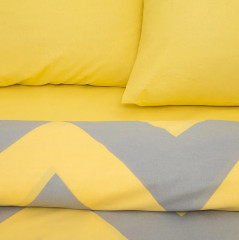 Комплект постельного белья «Жёлтый Шеврон» - Фото 1
