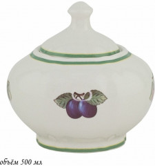 Сахарница с крышкой «Фруктовый сад» - Фото 1