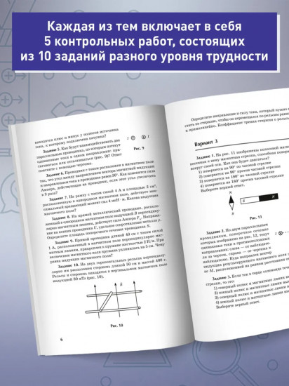 Физика. Контрольные работы. Магнетизм