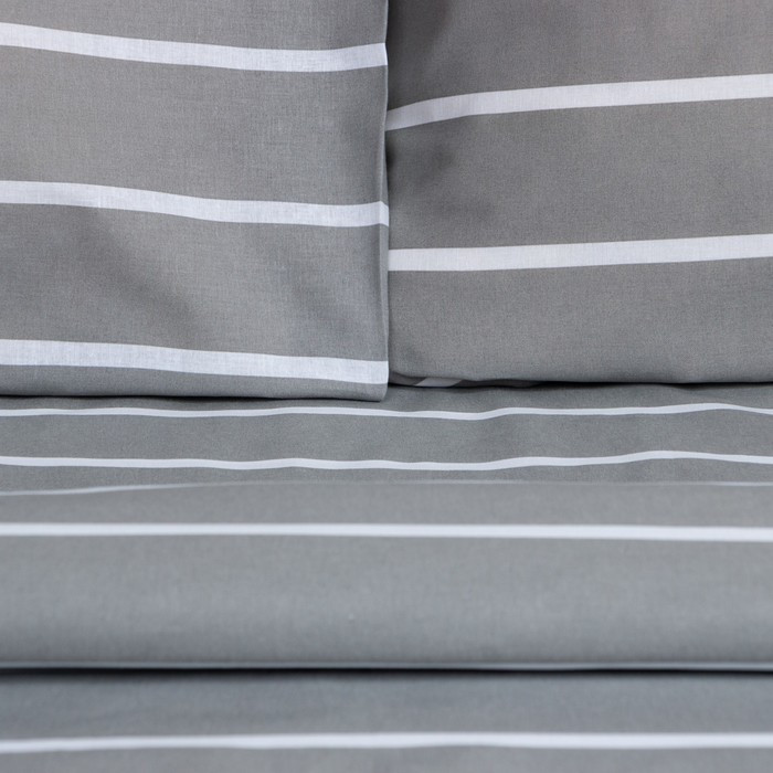 Комплект постельного белья «Gray stripes» | Stripes | Этель | Фото 1