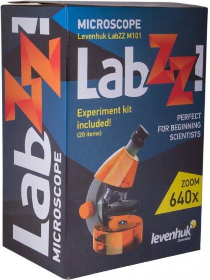 Микроскоп Levenhuk LabZZ M101, с подсветкой