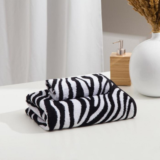 Полотенце махровое «Зебра»