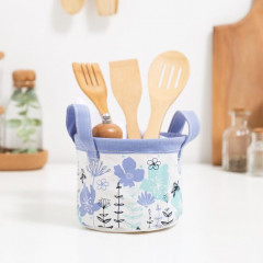 Корзинка текстильная «Незабудки» - Фото 1