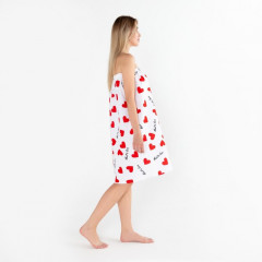 Полотенце-парео для бани «Сердечки» - Фото 6