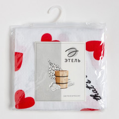 Полотенце-парео для бани «Сердечки» - Фото 12