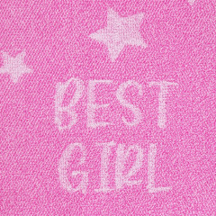 Полотенце махровое «Best girl» - Фото 1