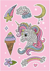 Мозаика алмазная «Единорожка» - Фото 1