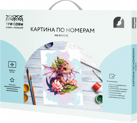 Картина по номерам «Дракон»