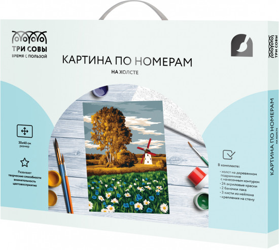 Картина по номерам «Ромашковое поле»