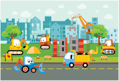 Пазл «Стройка в городе» - Фото 1