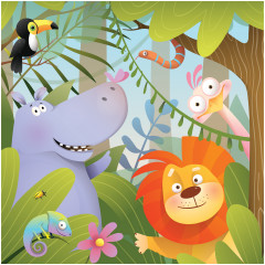 Пазл «Веселая Африка» - Фото 1