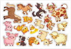 Игра развивающая на магнитах «Мама и малыш» - Фото 1