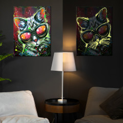 Картина по номерам «Стильный кот» - Фото 1