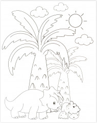 Рисунок из страз «Динозавры» - Фото 2