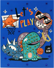 Рисунок из страз «Динозавры» - Фото 1