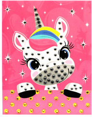 Рисунок из страз «Единорог» - Фото 1