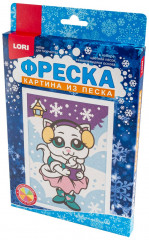 Картина из песка «Белоснежная кошечка» - Фото 3