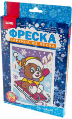 Картина из песка «Бурый мишка» - Фото 3