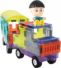 Конструктор магнитный «Весёлый паровозик» - Фото 3