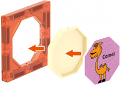 Конструктор магнитный «Весёлый паровозик» - Фото 16