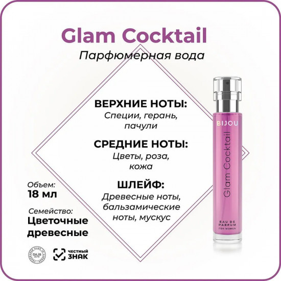 Парфюмерная вода «Glam Cocktail»