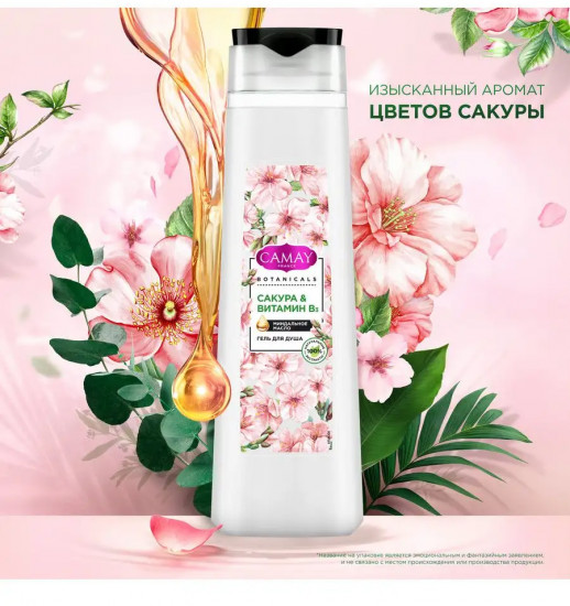 Гель для душа «Сакура & витамин B3»