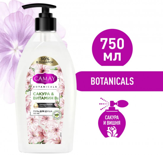 Гель для душа «Сакура & витамин B3»