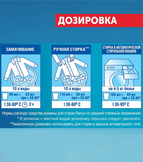 Порошок стиральный «Горная свежесть»