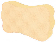 Губка для тела с профильным массажным слоем «Бантик» - Фото 2