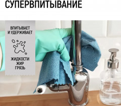 Салфетка для мытья окон, стёкол и зеркал «Актидрайв» - Фото 8