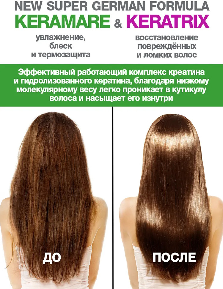 Бальзам для непослушных волос «Кератиновое выпрямление» | Evi Professional | Фото 4