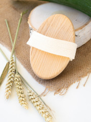 Щетка для сухого массажа с ремешком - Фото 2