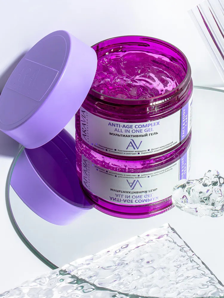 Гель для лица и тела мультиактивный «Anti-age Complex All In One Gel» | Aravia | Фото 10