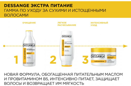 Маска для истощенных волос «Экстра питание»