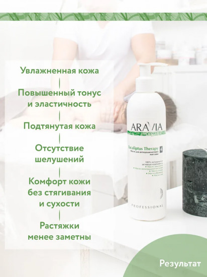 Масло для антицеллюлитного массажа «Eucaliptus Therapy»