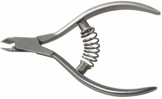 Кусачки пружинные для кожи KK-4/7
