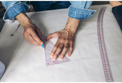 Лекало портновское метрическое «Треугольник» - Фото 4