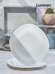 Тарелка Carine десертная белая, диаметр 19 см - Фото 1