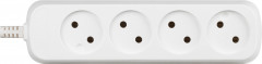 Колодка на 4 розетки без зазeмления ЭРА KX-4 - Фото 2
