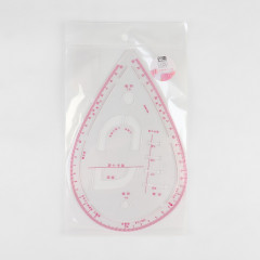 Лекало портновское метрическое премиум «Капля» - Фото 1