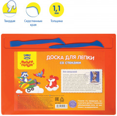 Доска для лепки из пластилина со стеком - Фото 2