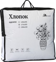 Одеяло всесезонное (хлопковое волокно, 140х205 см) - Фото 1