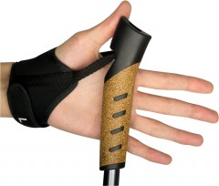 Палки для скандинавской ходьбы «Rainbow» (83-135 см), 2-секционные, зелёный/жёлтый - Фото 1