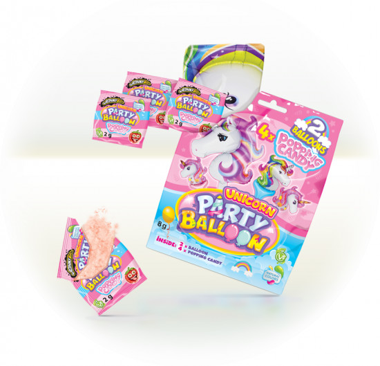 Конфеты с воздушными шарами «Unicorn party balloon»