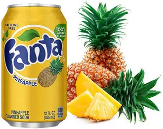 Напиток газированный со вкусом ананаса «Pineapple»