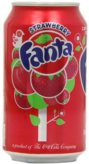 Напиток газированный со вкусом клубники «Strawberry»