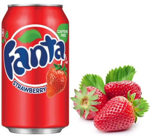 Напиток газированный со вкусом клубники «Strawberry»