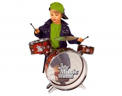 Барабанная установка со стульчиком - Фото 1