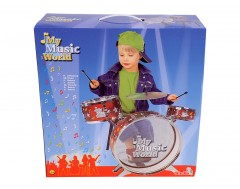 Барабанная установка со стульчиком - Фото 2