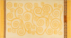 Полотенце махровое пестротканое "Klimt" (Cleanelly, 50х100, цвет желтый) - Фото 1